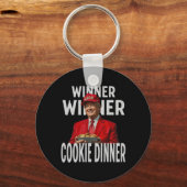 Winnaar Cookie Dinner Funny Trump 2024 47e Sleutelhanger (Voorkant)