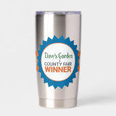 Winnaar County Fair-beker Geïsoleerde Drinkbeker (Voorkant)