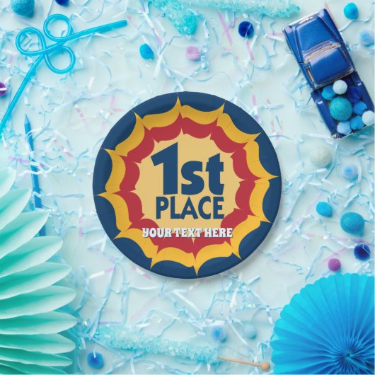 Winnaar eerste plaats Award Papieren Bordje (Feest)