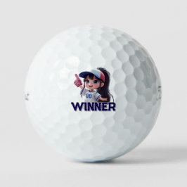 winnaar fan sport dall golfballen