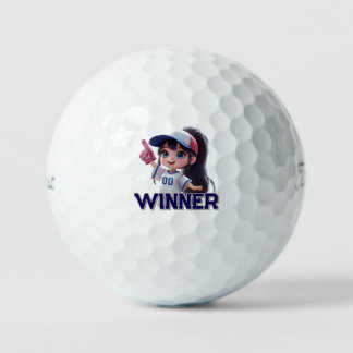 winnaar fan sport dall golfballen
