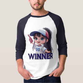 winnaar fan sport dall t-shirt
