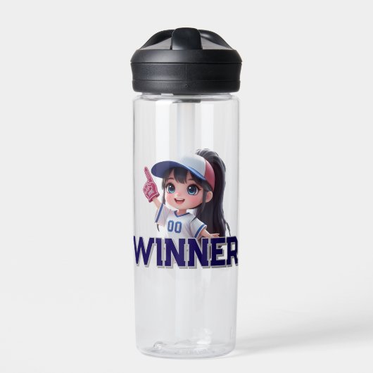 winnaar fan sporten dall waterfles (Voorkant)