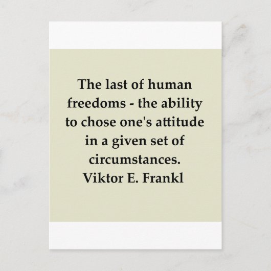 winnaar frankl quote briefkaart (Voorkant)