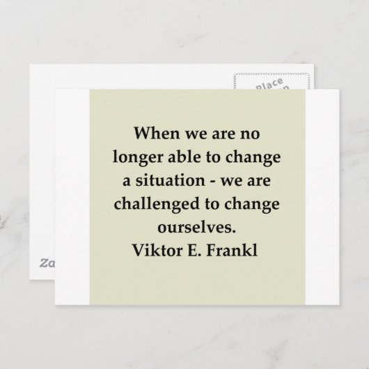 winnaar frankl quote briefkaart (Voorkant / Achterkant)