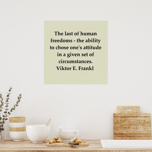 winnaar frankl quote poster (Keuken)