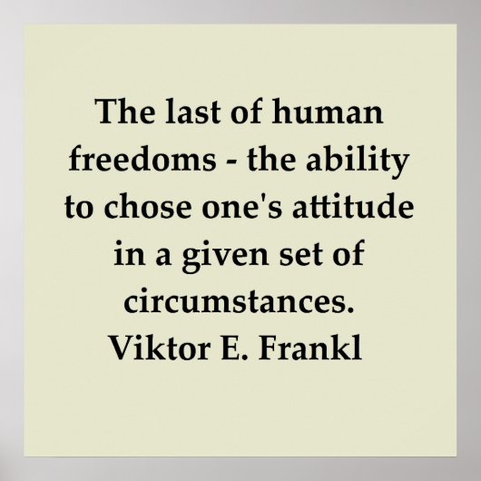 winnaar frankl quote poster (Voorkant)