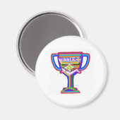 WINNAAR: Handgemaakte Trofee: Moedig uitmuntendhei Magneet (Voorkant / Achterkant)