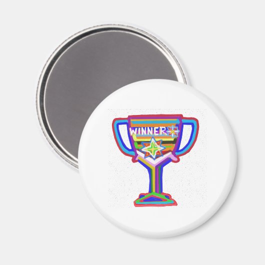 WINNAAR: Handgemaakte Trofee: Moedig uitmuntendhei Magneet (Voorkant / Achterkant)