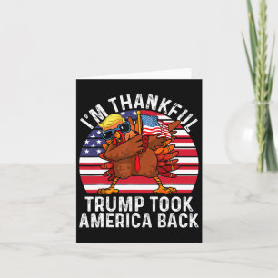 Winnaar Ik ben dankbaar dat Trump won Amerika teru Kaart