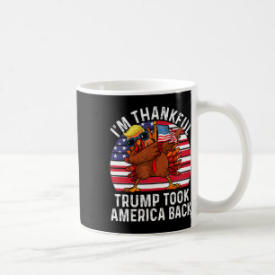 Winnaar Ik ben dankbaar dat Trump won Amerika teru Koffiemok