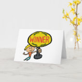 Winnaar Kaart (Gele Bloem)