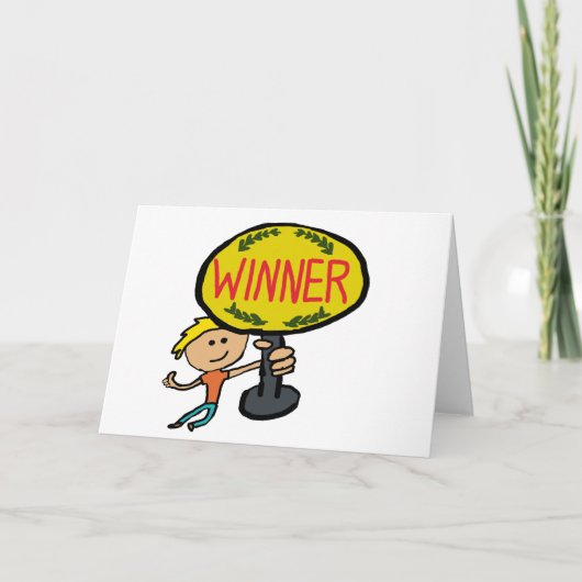 Winnaar Kaart (Voorkant)