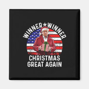 Winnaar Kerst Grote Opnieuw Trump Funny Hu Magneet