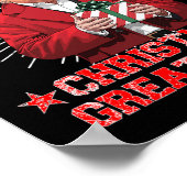 Winnaar Kerst Grote Opnieuw Trump Funny Hu Poster (Hoek)