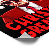 Winnaar Kerst Grote Weer Grappige Kerstman Tr Poster (Hoek)