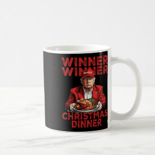 Winnaar Kerstdiner Dankbaar Trump Sant Koffiemok