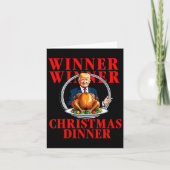 Winnaar Kerstdiner Funny Trump won Tour Kaart (Voorkant)