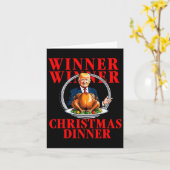 Winnaar Kerstdiner Funny Trump won Tour Kaart (Gele Bloem)
