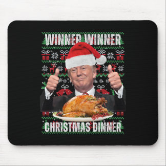 Winnaar Kerstdiner Humor Funny Trump X Muismat