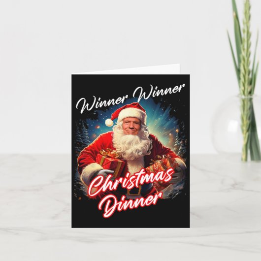 Winnaar Kerstdiner – President Trump S Kaart (Voorkant)
