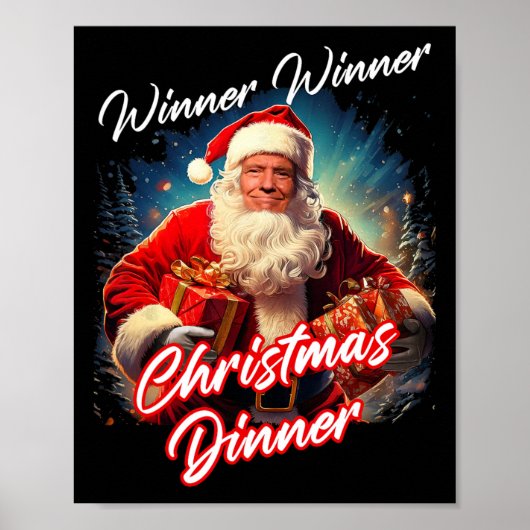 Winnaar Kerstdiner – President Trump S Poster (Voorkant)
