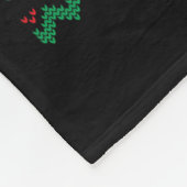 Winnaar Kerstdiner Santa Trump Ugly Sw Fleece Deken (Hoek)