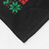 Winnaar Kerstdiner Santa Trump Ugly Sw Fleece Deken (Hoek)