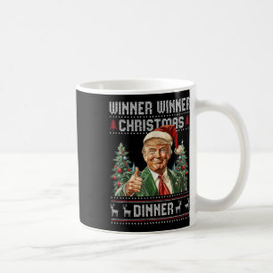 Winnaar Kerstdiner Santa Trump Ugly Sw Koffiemok