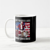Winnaar Kerstdiner Santa Trump Ugly Sw Koffiemok (Links)