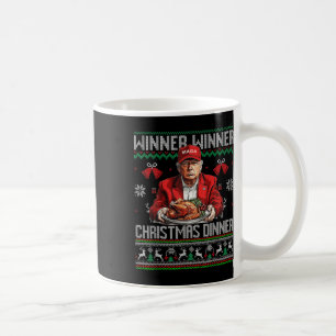 Winnaar Kerstdiner Santa Trump Ugly Sw Koffiemok