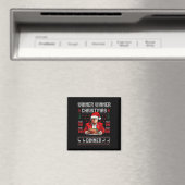 Winnaar Kerstdiner Santa Trump Ugly Sw Magneet (Insitu (Vaatwasser))