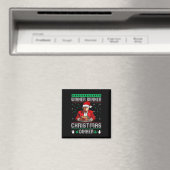 Winnaar Kerstdiner Santa Trump Ugly Sw Magneet (Insitu (Vaatwasser))