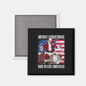 Winnaar Kerstdiner Santa Trump Ugly Sw Magneet (Voorkant / Achterkant)