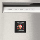 Winnaar Kerstdiner Santa Trump Ugly Sw Magneet (Insitu (Vaatwasser))