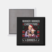 Winnaar Kerstdiner Santa Trump Vance U Magneet (Voorkant / Achterkant)
