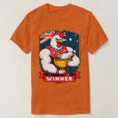 Winnaar Kip Diner 11 T-shirt (Design voorkant)