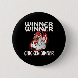 Winnaar Loser Video Game Chicken Dinner Speler Ronde Button 5,7 Cm