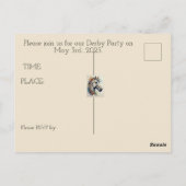 WINNAAR MET BLOEMEN UITNODIGING (Achterkant)