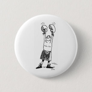 Winnaar om knoop ronde button 5,7 cm
