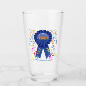 WINNAAR!! Participatieprijs Bierglas Glas (Voorkant)