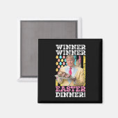 Winnaar Pasen Diner Grappig Trump Pasen US Magneet (Voorkant / Achterkant)