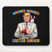 Winnaar Pasen Diner Trump Pasen Grappig voor Muismat (Voorkant)