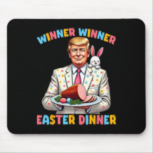 Winnaar Pasen Diner Trump Pasen Grappig voor Muismat