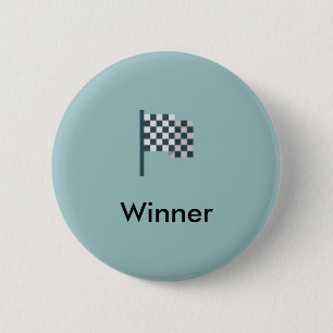 Winnaar! Ronde Button 5,7 Cm