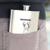 Winnaar RVS kolf Flacon (Voorbeeld)