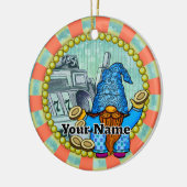 Winnaar slots gnome keramisch ornament (Links)