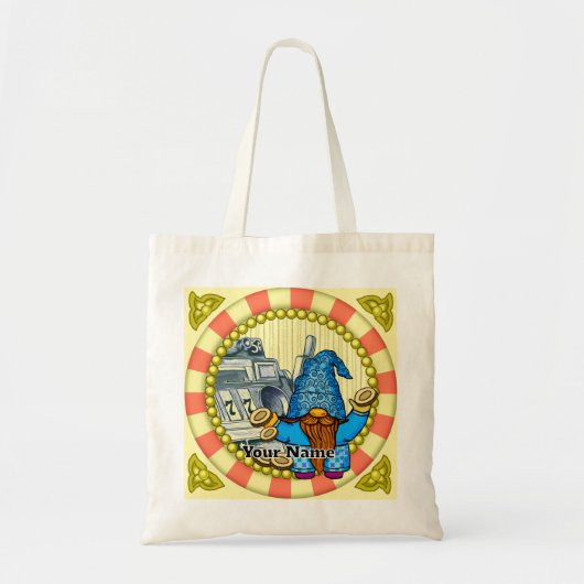 Winnaar slots gnome tote bag (Voorkant)