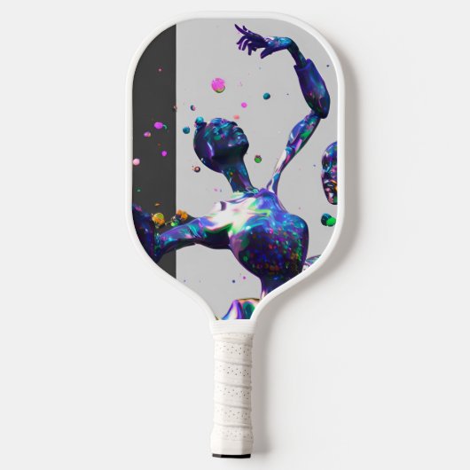 Winnaar synthografisch ballet pickleball paddle (Achterkant)