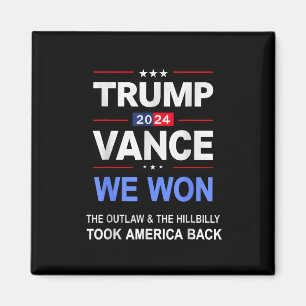 Winnaar Trump Vance We Won heeft Byck America Keep Magneet